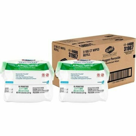 CLOROX CO WIPES, RFLL, DSFCT, HPRX, 185CT, 2PK CLO30827CT